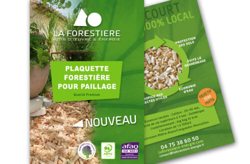 NOUVEAU : PLAQUETTE FORESTIÈRE POUR PAILLAGE